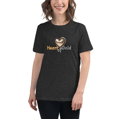 Damen - T-Shirt Heart of Gold – Hochwertiges von Lumeza | Jetzt entdecken