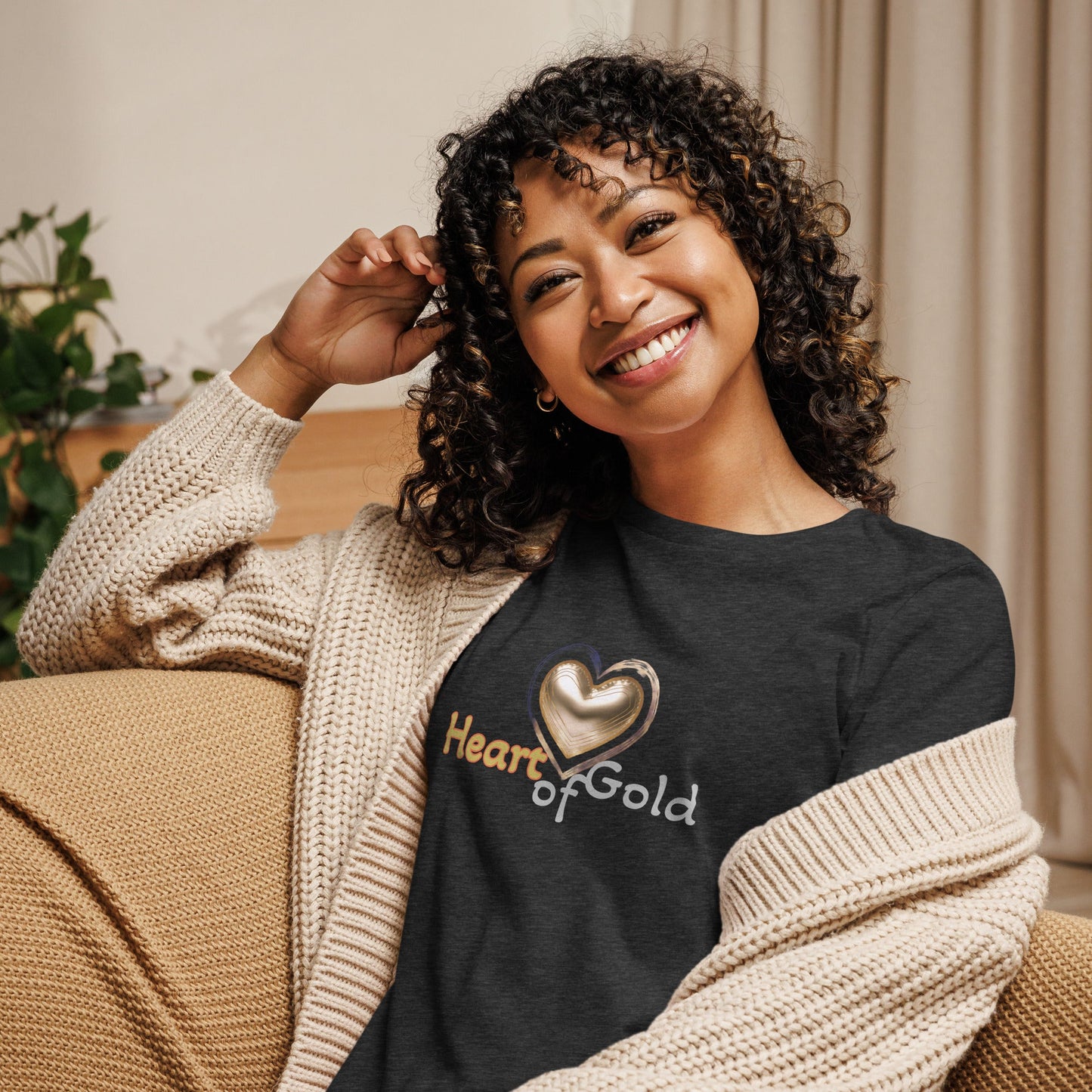 Damen - T-Shirt Heart of Gold – Hochwertiges von Lumeza | Jetzt entdecken