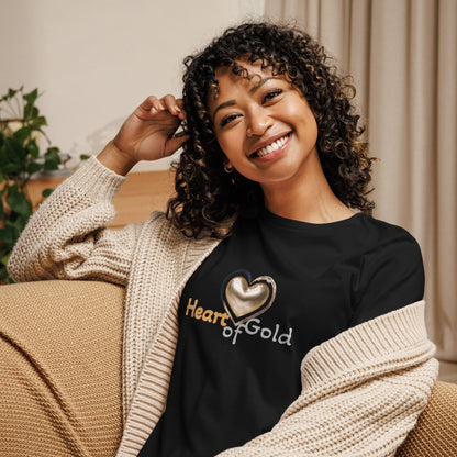 Damen - T-Shirt Heart of Gold – Hochwertiges von Lumeza | Jetzt entdecken