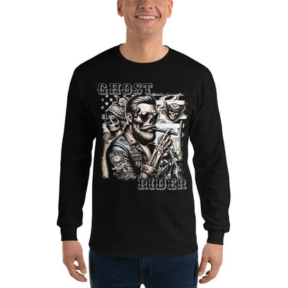 Herren - Langarmshirt Ghost Rider – Hochwertiges Hoodie von Lumeza | Jetzt entdecken