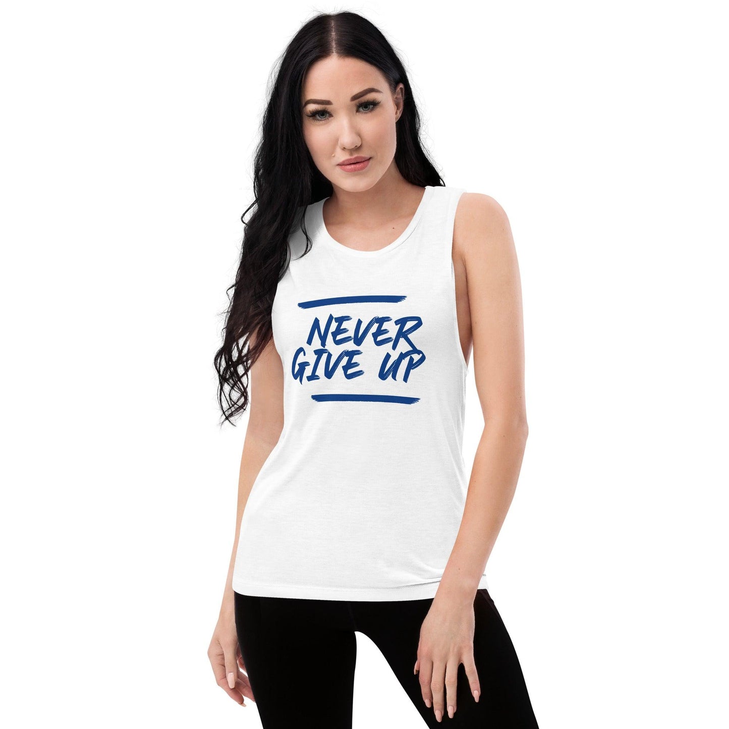 Tanktop für Damen Never give up – Hochwertiges Tanktops von Lumeza | Jetzt entdecken